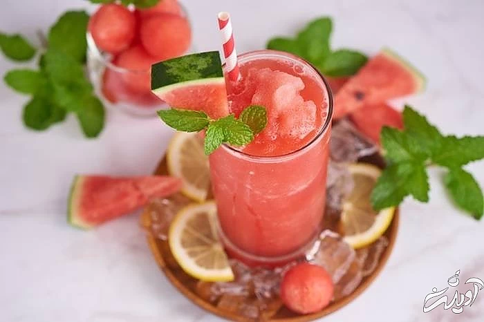 دتاکس واتر هندوانه و نعنا هندوانه و نعنا
